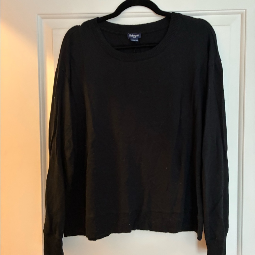 Splendid Black Long Sleeve Women's Top
